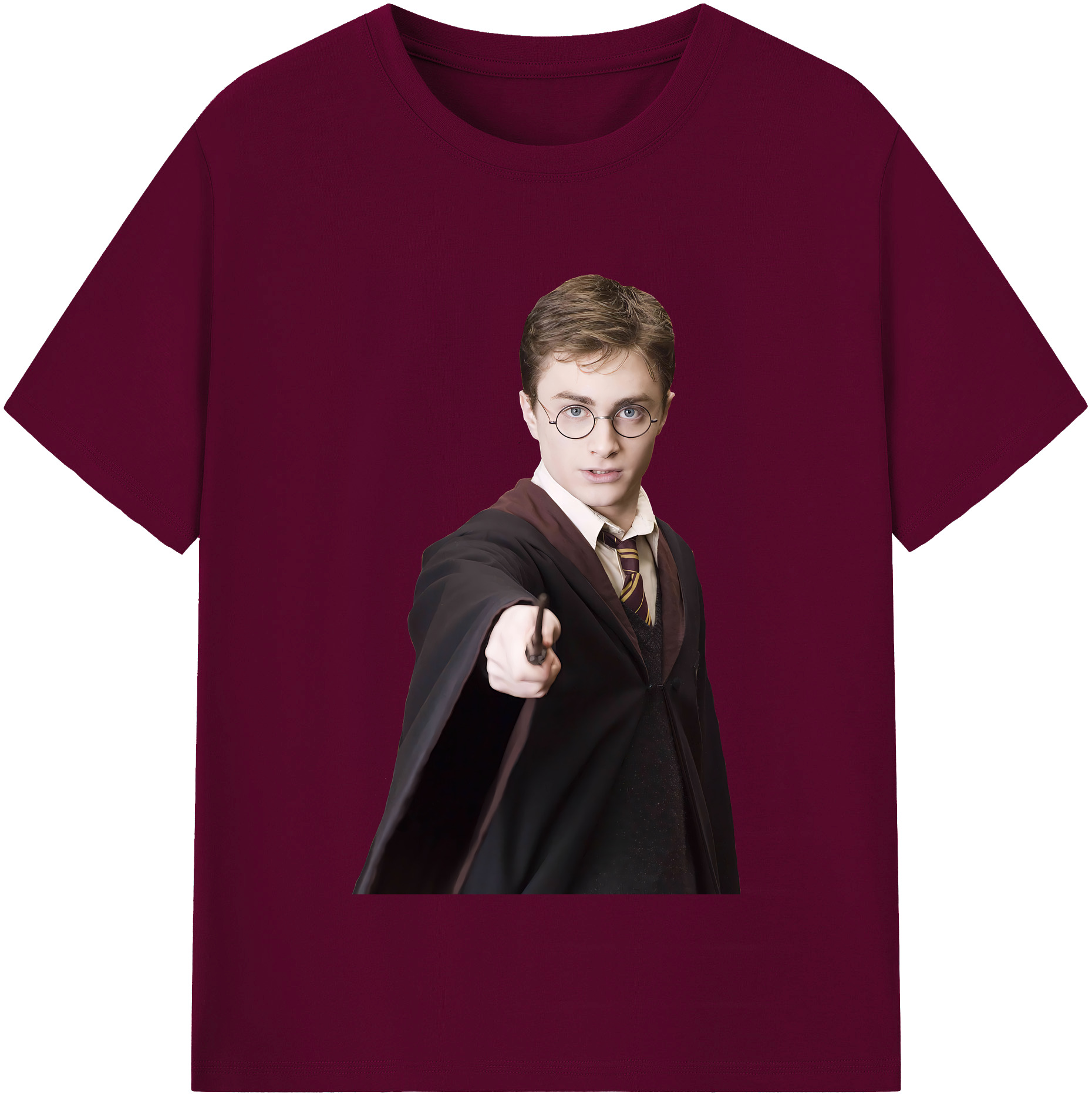 （画像用） Harry Potter ハリー・ポッターシリーズ レディースカジュアルプリントTシャツ（綿100％）